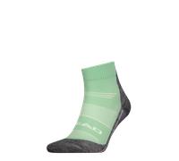 Kurzsocken HEAD "HEAD HIKING COOL QUARTER 1P", Damen, Gr. 43-46, grün (grün combo), Materialmix, Socken (61549131-43) grün combo