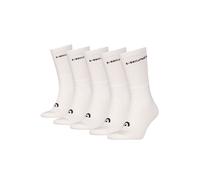 Kurzsocken HEAD "Socken HEAD ELEMENTS ALL SPORTS CREW ECOM 5er Pack", Damen, Gr. 35-38, weiß, Obermaterial: 72% Baumwolle CO. 26% Polyester PES. 1% Polyamid PA. 1% Elasthan EL., Socken (16196162-35) w