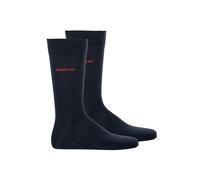 Kurzsocken HUGO "Socken 2P RS UNI CC 2er Pack", Herren, Gr. 43-46, blau, Obermaterial: 83% Baumwolle CO. 15% Polyamid PA. 2% Elasthan EL., Socken (24072812-43) blau