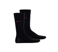 Kurzsocken HUGO "Socken 2P RS UNI CC 2er Pack", Herren, Gr. 43-46, schwarz, Obermaterial: 83% Baumwolle CO. 15% Polyamid PA. 2% Elasthan EL., Socken (66639041-43) schwarz