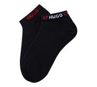 Kurzsocken HUGO UNDERWEAR, Damen, Gr. 39-42, schwarz 001, Baumwollmischung, elastisch, Socken (29580011-39) schwarz 001