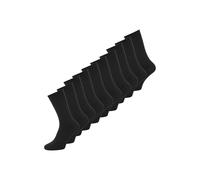 Kurzsocken JACK & JONES "Socken JACBASIC BAMBOO SOCK 5P 10er Pack", Herren, Gr. 40-46, schwarz, Obermaterial: 54% Viskose CV. 26% Polyester PES. 18% Baumwolle CO. 2% Elasthan EL., Socken (78170615-40)