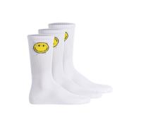 Kurzsocken JACK & JONES "Socken JACBASIC LOGO TENNIS SOCK 5 PACK 3er Pack", Herren, Gr. 40-46, weiß, Obermaterial: 72% Baumwolle CO. 26% Polyester PES. 2% Elasthan EL., Socken (26021568-40) weiß