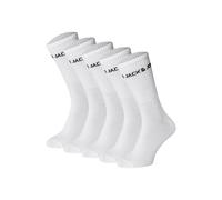 Kurzsocken JACK & JONES "Socken JACBASIC LOGO TENNIS SOCK 5 PACK JNR 5er Pack", Mädchen, Gr. 38-43, weiß, Obermaterial: 72% Baumwolle CO. 26% Polyester PES. 2% Elasthan EL., Socken (27122649-38) weiß