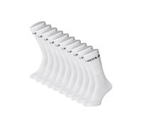 Kurzsocken JACK & JONES "Socken JACREGEN TENNIS SOCKS 10 PACK JNR LN 10er Pack", Mädchen, Gr. 38-43, weiß, Obermaterial: 50% Baumwolle CO recyc.. 44% Polyester PES. 5% Elasthan EL. 1% Nylon NY., Socke