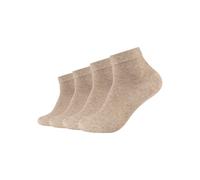 Kurzsocken JOOP "premium essentials", Herren, Gr. 43-46, beige (sand melange), Baumwollmischung, normal, Socken, mit Logoschriftzug an der Ferse (18707938-43) sand melange