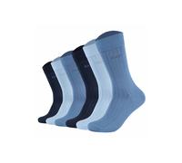 Kurzsocken JOOP "Socken Premium Essential Mercerised Socks 6P 6er Pack", Herren, Gr. 43-46, blau, Obermaterial: 69% Baumwolle CO. 31% Polyamid PA., Socken (43193311-43) blau