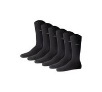 Kurzsocken JOOP "Socken Unisex premium essential organic cotton Socks 6p 6er Pack", Herren, Gr. 43-46, schwarz, Obermaterial: 62% Baumwolle CO(Bio). 36% Polyamid PA. 2% Elasthan EL., Socken (10989347-