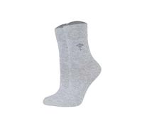 Kurzsocken JOOP "Socken Women for your daily glam cotton Socks 1p 2er Pack", Damen, Gr. 35-38, grau (graumelange), Obermaterial: 88% Baumwolle CO. 9% Polyamid PA. 3% Elasthan EL., Socken (78657019-35)