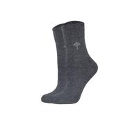 Kurzsocken JOOP "Socken Women for your daily glam cotton Socks 1p 2er Pack", Damen, Gr. 39-42, grau (anthrazitmelange), Obermaterial: 88% Baumwolle CO. 9% Polyamid PA. 3% Elasthan EL., Socken (5742154