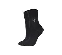 Kurzsocken JOOP "Socken Women for your daily glam cotton Socks 1p 2er Pack", Damen, Gr. 39-42, schwarz, Obermaterial: 88% Baumwolle CO. 9% Polyamid PA. 3% Elasthan EL., Socken (57400703-39) schwarz