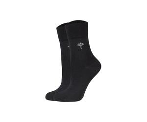 Kurzsocken JOOP "Socken Women for your daily glam cotton Socks 1p 2er Pack", Damen, Gr. 39-42, schwarz, Obermaterial: 88% Baumwolle CO. 9% Polyamid PA. 3% Elasthan EL., Socken (57400703-39) schwarz