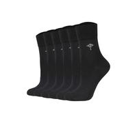 Kurzsocken JOOP "Socken Women for your daily glam cotton Socks 6p 6er Pack", Damen, Gr. 35-38, schwarz, Obermaterial: 88% Baumwolle CO. 9% Polyamid PA. 3% Elasthan EL., Socken (53099148-35) schwarz