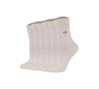 Kurzsocken JOOP "Socken Women for your daily glam cotton Socks 6p 6er Pack", Damen, Gr. 39-42, beige (naturmelange), Obermaterial: 88% Baumwolle CO. 9% Polyamid PA. 3% Elasthan EL., Socken (48474854-3