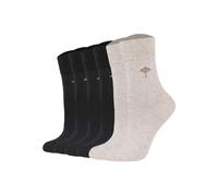 Kurzsocken JOOP "Socken Women for your daily glam cotton Socks 6p 6er Pack", Damen, Gr. 39-42, bunt (2xschwarz, naturmelange), Obermaterial: 88% Baumwolle CO. 9% Polyamid PA. 3% Elasthan EL., Socken (