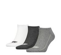 Kurzsocken LEVI'S, Herren, Gr. 43-46, schwarz-weiß (grau combo), Obermaterial: 73% Baumwolle, 22% Polyester, 3% Elasthan, 2% Polyamid, Socken (95761026-43) grau combo