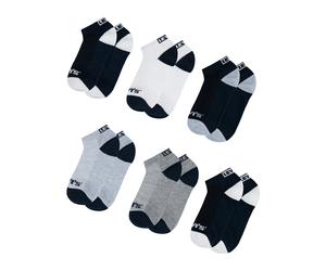 Kurzsocken LEVI'S KIDS "LHN BOX TAB LOW CUT 6PK MarkeL", Mädchen, Gr. 4 (23,5/26,5), blau (marineblaus), Materialmix, Socken, UNISEX (87553427-4) marineblaus