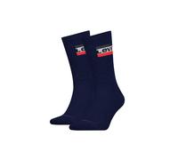 Kurzsocken LEVI'S "Socken 2er Pack", Damen, Gr. 39-42, blau, Obermaterial: 75% Baumwolle CO. 22% Polyamid PA. 3% Elasthan EL., Socken (27209641-39) blau