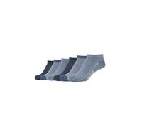 Kurzsocken MUSTANG "casual", Damen, Gr. 39-42, stone mix, Baumwollmischung, normal, Socken, mit elastischem Komfortbund (11672335-39) stone mix
