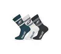 Kurzsocken NFL "Socken NFL 3Pack Crew Socks 3er Pack", Herren, Gr. 39-42, bunt (philadelphia eagles), Obermaterial: 58% Baumwolle CO. 39% Polyester PES. 3% Elasthan EL., Socken (73864456-39) philadelp