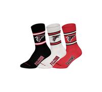 Kurzsocken NFL "Socken NFL 3Pack Crew Socks 3er Pack", Herren, Gr. 43-46, bunt (atlanta falcons), Obermaterial: 58% Baumwolle CO. 39% Polyester PES. 3% Elasthan EL., Socken (10953616-43) atlanta falco