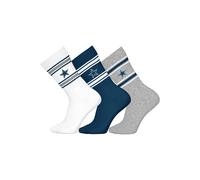 Kurzsocken NFL "Socken NFL 3Pack Crew Socks 3er Pack", Herren, Gr. 43-46, bunt (dallas cowboys), Obermaterial: 58% Baumwolle CO. 39% Polyester PES. 3% Elasthan EL., Socken (69752463-43) dallas cowboys