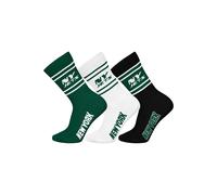 Kurzsocken NFL "Socken NFL 3Pack Crew Socks 3er Pack", Herren, Gr. 43-46, bunt (new york jets), Obermaterial: 58% Baumwolle CO. 39% Polyester PES. 3% Elasthan EL., Socken (99596662-43) new york jets