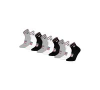 Kurzsocken NFL "Socken NFL SHIELD 9Pack Quarter Socks 9er Pack", Herren, Gr. 43-46, bunt (weiß, grau, schwarz), Obermaterial: 70% Baumwolle CO. 29% Polyester PES. 1% Elasthan EL., Socken (99313748-43)