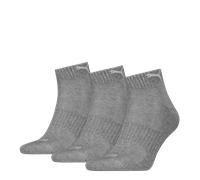PUMA Unisex Cushioned Quarter 3 pack
