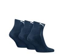 Puma 3P Cushioned Quarter Sock Marine Gr 35/38