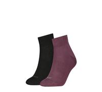 Kurzsocken PUMA "PUMA WOMEN SHINE CAT QUARTER", Damen, Gr. 35-38, bunt (rich cocoa, schwarz), Obermaterial: 64% Baumwolle, 21% Polyester, 12% Polyamid, 3% Elasthan, Socken (25354739-35) rich cocoa, sc