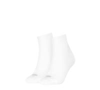 Kurzsocken PUMA "PUMA WOMEN SHINE CAT QUARTER", Damen, Gr. 39-42, weiß (weiß, cool light grau), Obermaterial: 64% Baumwolle, 21% Polyester, 12% Polyamid, 3% Elasthan, Socken (89382204-39) weiß, cool l