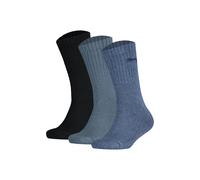 Kurzsocken PUMA "Socken 3er Pack", Mädchen, Gr. 27-30, blau (denim), Obermaterial: 73% Baumwolle CO. 26% Polyamid PA. 1% Elasthan EL., Socken (23936412-27) denim