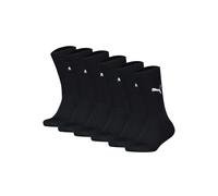 PUMA Kinder Socken 6er Pack - Easy Rider, ECOM, einfarbig, Logo 39-42 Schwarz