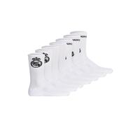 Kurzsocken REAL MADRID "Socken RM Crew Socks 7-Pack 7er Pack", Herren, Gr. 39-42, weiß, Obermaterial: 80% Baumwolle CO. 18% Polyamid PA. 2% Elasthan EL., Socken (15892916-39) weiß