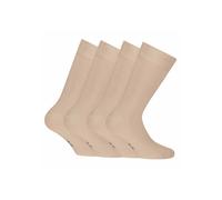 Kurzsocken ROHNER SOCKS "Socken Bamboo 2er pack 4er Pack", Herren, Gr. 35-38, beige, Obermaterial: 80% Viskose CV. 18% Polyamid PA. 2% Elasthan EL., Socken (20032137-35) beige