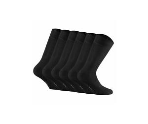 Kurzsocken ROHNER SOCKS "Socken Cotton 3er Pack 6er Pack", Herren, Gr. 43-46, schwarz, Obermaterial: 65% Wolle mw. 25% Baumwolle CO. 8% Polyamid PA. 2% Elasthan EL., Socken (94958502-43) schwarz