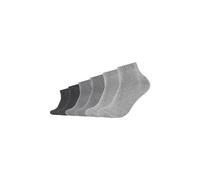 s.Oliver Unisex-Kurzsocken 6er Pack Grau/Anthrazit Größe 39-42