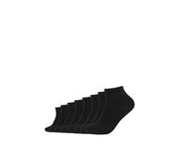 s.Oliver Unisex Quartersocken 8er-Pack - Unisex - 8x schwarz in Größe 35-38