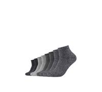 s.Oliver Kurzsocken Unisex Basic Quarter – weich, formbeständig, gekämmte Baumwolle – 8er Pack