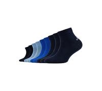 Kurzsocken S.OLIVER "essentials", Mädchen, Gr. 23-26, blau, Baumwollmischung, Socken, mit vielseitigen Farben (73147715-23) blau