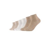 Kurzsocken S.OLIVER "originals", Damen, Gr. 39-42, beige (nature melange), Baumwollmischung, normal, Socken, mit weichem Bund (18623349-39) nature melange