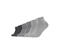 Kurzsocken S.OLIVER "originals", Damen, Gr. 39-42, grau (grautöne), Baumwollmischung, meliert, normal, Socken, mit weichem Bund (60401017-39) grautöne