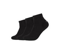 Kurzsocken S.OLIVER "originals", Damen, Gr. 39-42, schwarz, Baumwollmischung, unifarben, normal, Socken, mit weichem Bund (81406507-39) schwarz