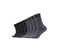 Kurzsocken S.OLIVER "Socken 8er Pack", Herren, Gr. 43-46, grau, Obermaterial: 80% Baumwolle CO. 15% Polyamid PA. 5% Elasthan EL., Socken (51811454-43) grau