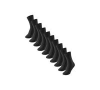 Kurzsocken SCHIESSER "Socken 10er Pack", Herren, Gr. 43-46, schwarz, Obermaterial: 70% Baumwolle CO. 27% Polyamid PA. 3% Elasthan EL., Socken (28031541-43) schwarz
