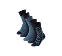 Schiesser Socken Bluebird Herren Gr. 39-42 – Baumwollmischung, druckfreier Bund, handgekettelt