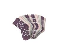 Kurzsocken SCHIESSER "Socken Legwear Kids 10P 10er Pack", Mädchen, Gr. 23-26, lila, Obermaterial: 75% Baumwolle CO. 24% Polyamid PA. 1% Elasthan EL., Socken (68459122-23) lila
