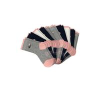 Kurzsocken SCHIESSER "Socken Legwear Kids 10P 10er Pack", Mädchen, Gr. 27-30, grau, Obermaterial: 75% Baumwolle CO. 24% Polyamid PA. 1% Elasthan EL., Socken (93655501-27) grau
