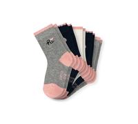 Kurzsocken SCHIESSER "Socken Legwear Kids 5er Pack", Kinder, Gr. 23-26, grau, Obermaterial: 75% Baumwolle CO. 24% Polyamid PA. 1% Elasthan EL., Socken (95873250-23) grau